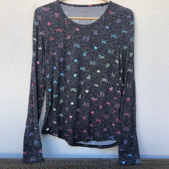 T-shirt De Nuit Victoria's Secret "Besoin De Plus De Sommeil" - Col Rond Rose, Neuf Avec étiquettes